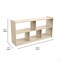 Flash Furniture Bright Beginnings Commercial Extra W 5 Section Modular Wooden Classroom Open Storage Unit, Natural MK-KE23957-GG - alternate 2